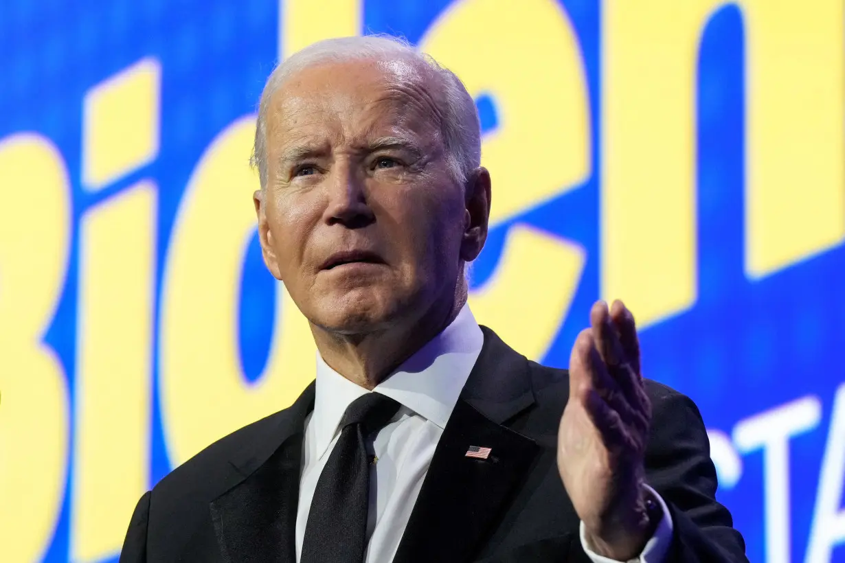 U.S. President Biden attends a dinner hosted by the Human Rights Campaign at the Washington Convention Center in Washington