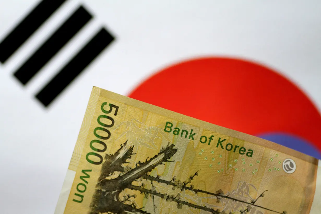 FILE PHOTO: Illustration photo of a South Korean Won note