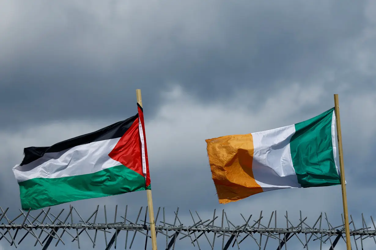 Murals in solidarity with Gaza, in Belfast