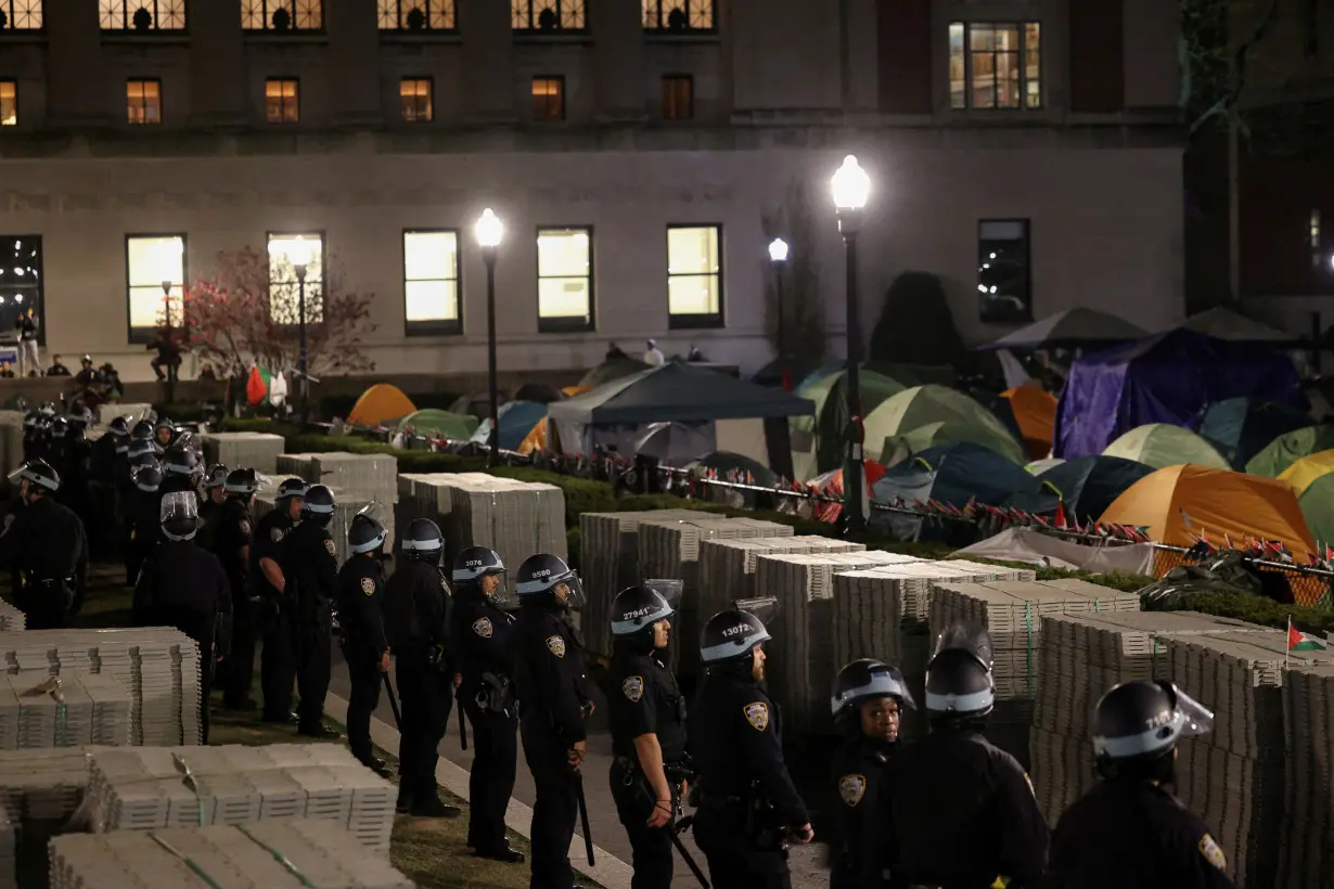 LA Post: Drones above, police at the gates: Columbia protest camp's final moments