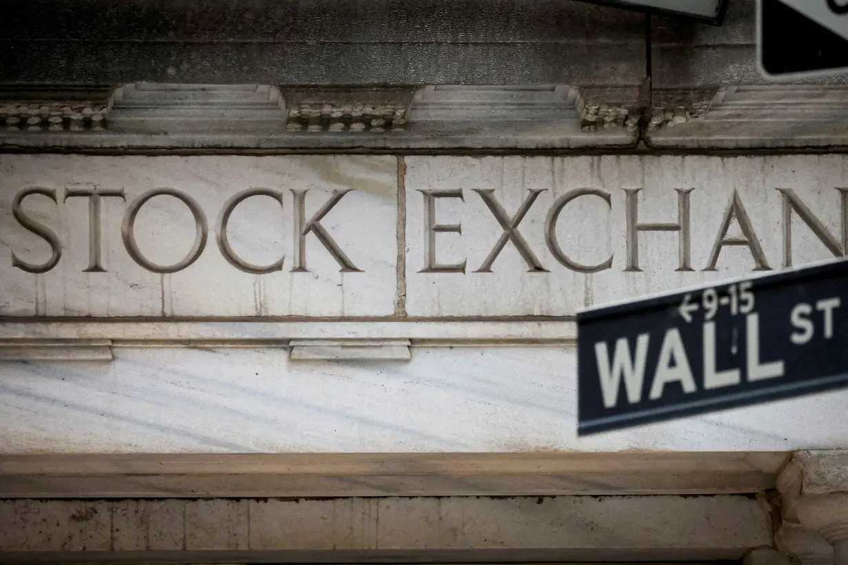 FILE PHOTO: The Wall St entrance to the NYSE is seen in New York