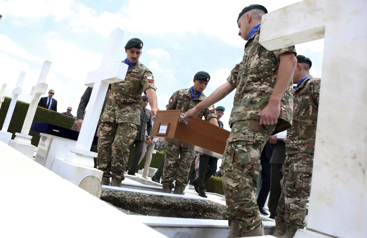 Cyprus Greece Soldiers Remains