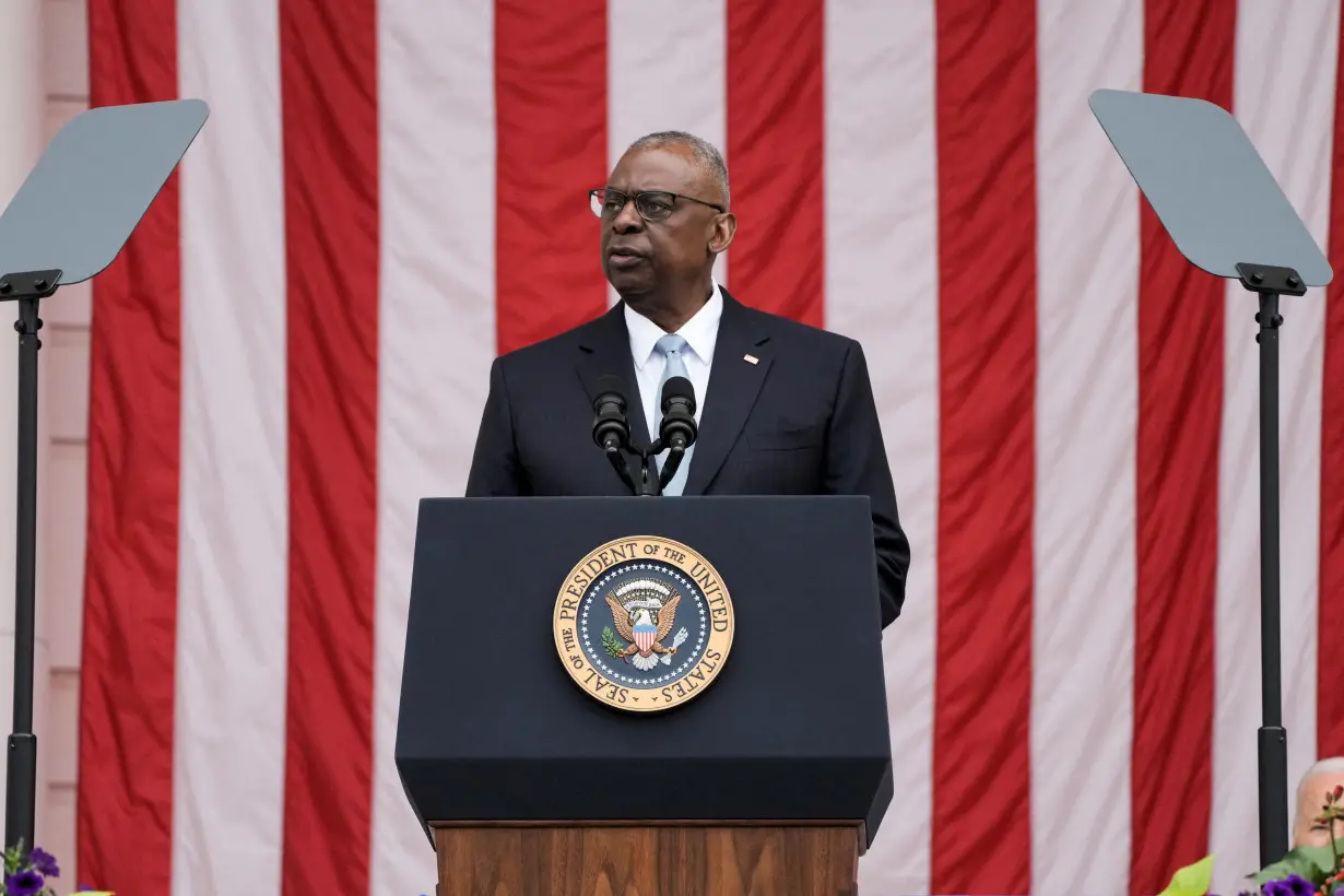 National Memorial Day Wreath-Laying and Observance Ceremony at Arlington National Cemetery, in Arlington, Virginia