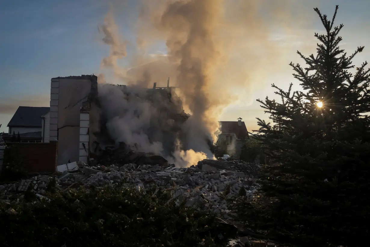 LA Post: Russian missile strike sets houses ablaze in Ukraine's Kharkiv, officials say