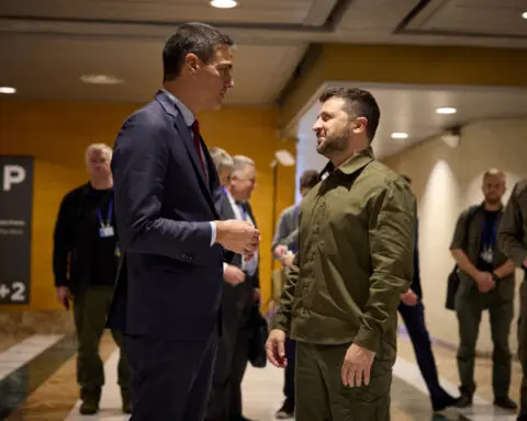 Ukraine's Zelenskiy to meet Spanish PM in Madrid on Monday, Spain says