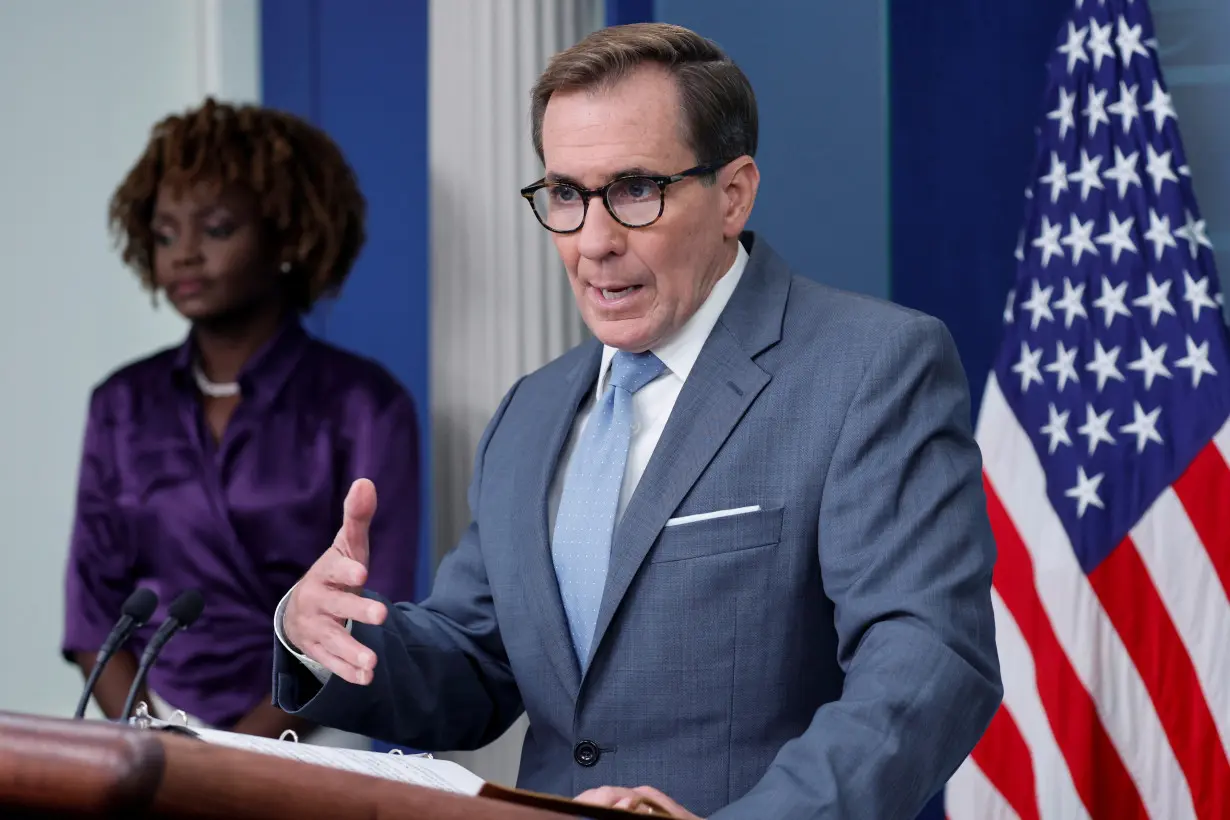 White House Press Secretary Jean-Pierre holds the daily press briefing at the White House in Washington