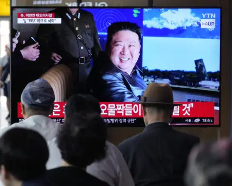 North Korea fires missile barrage toward its eastern waters days after failed satellite launch