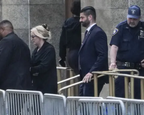 The Latest | Stormy Daniels to return to witness stand on Thursday as court adjourns