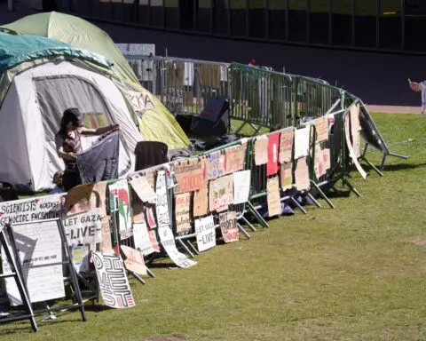 Some colleges that had been permissive of pro-Palestinian protests begin taking a tougher stance