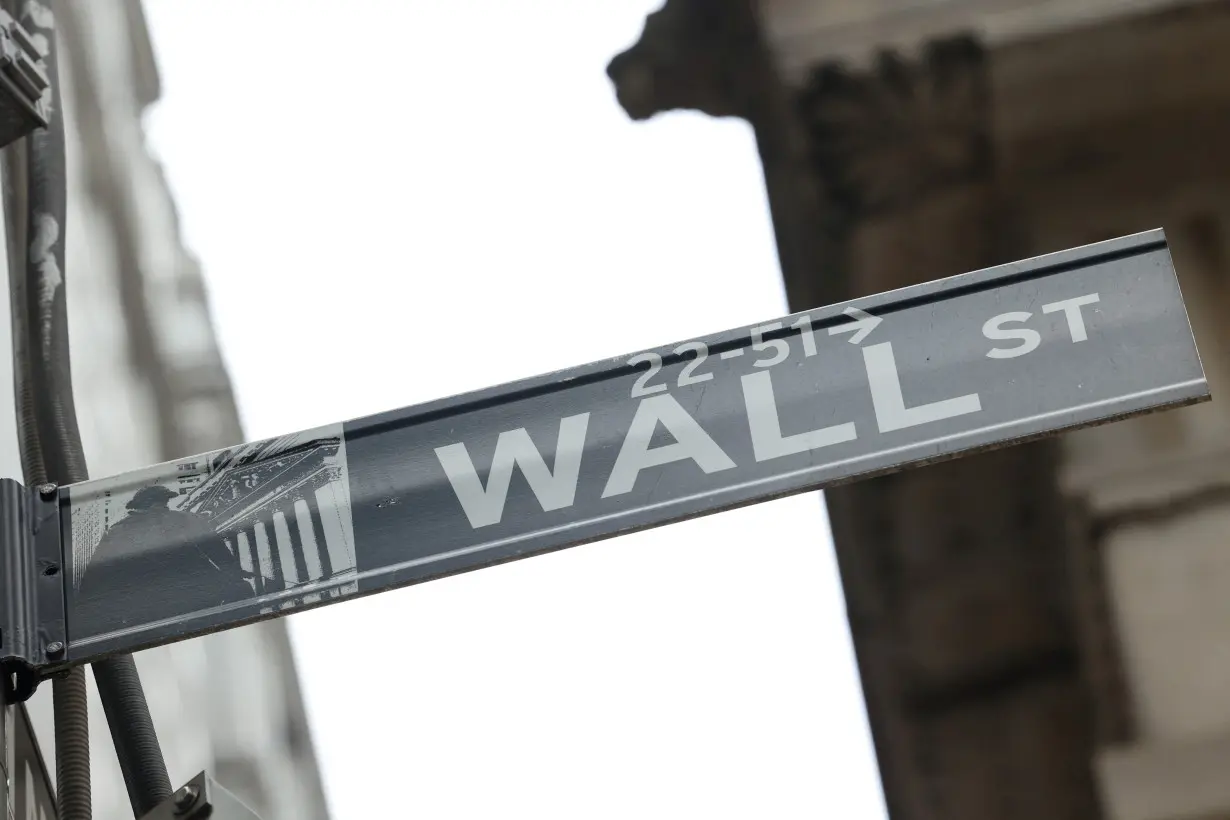 FILE PHOTO: Scenes near Wall Street and the New York Stock Exchange (NYSE), in New York