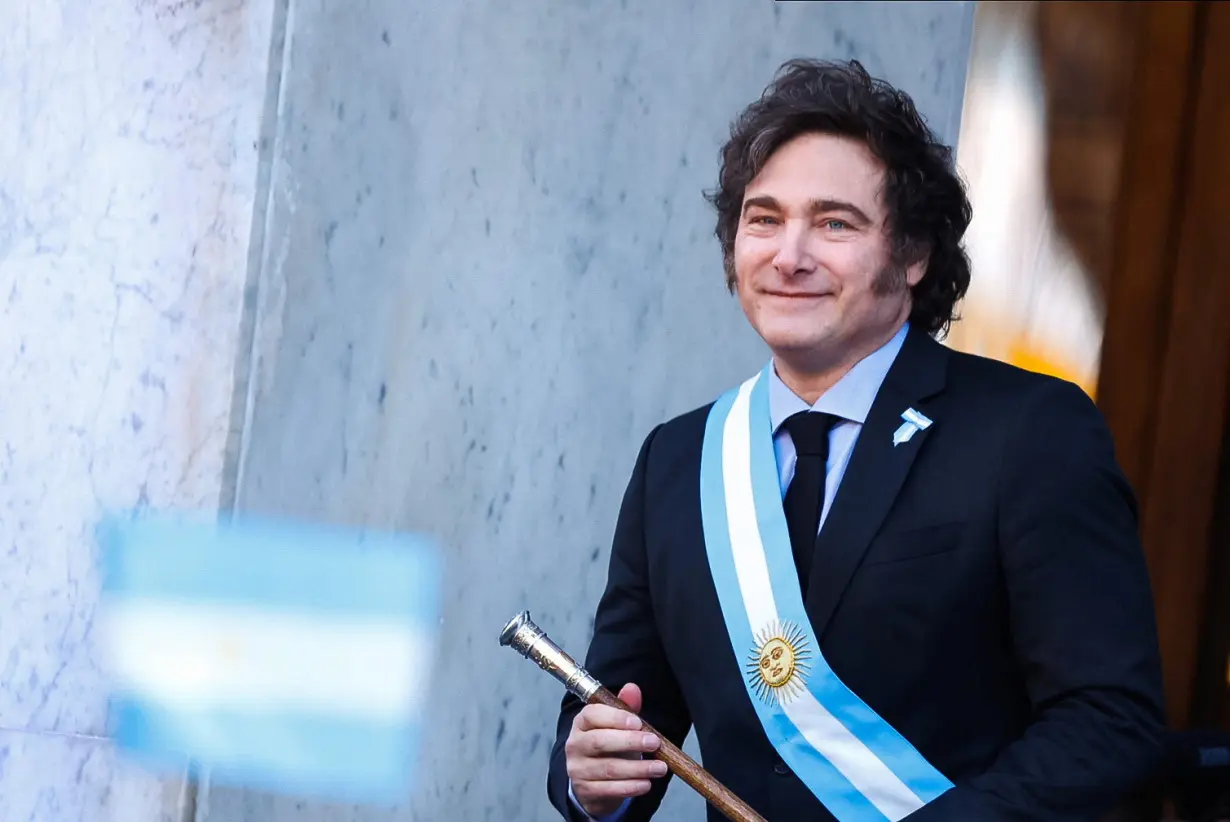 Argentina's President Milei commemorates the 214th anniversary of the May Revolution, in Cordoba