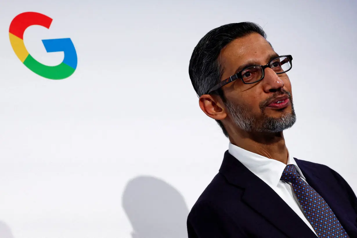 FILE PHOTO: Inauguration of a new Google AI Hub in Paris