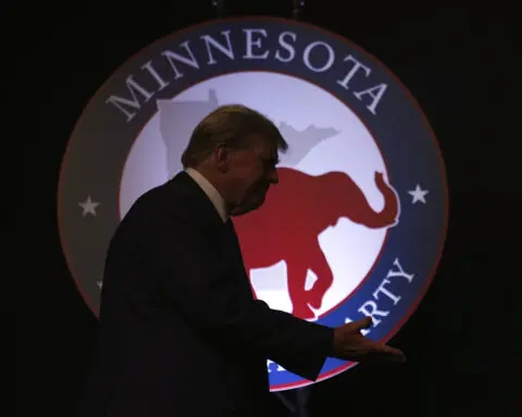 Trump campaigns in Minnesota, predicting he will win the traditionally Democratic state in November