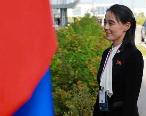 North Korea leader's sister denies arms exchange with Russia, KCNA says