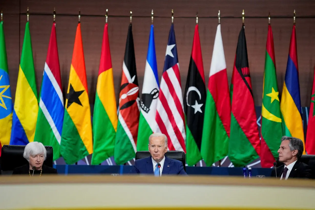 FILE PHOTO: U.S President Joe Biden participates in the U.S.-Africa Leaders Summit in Washington