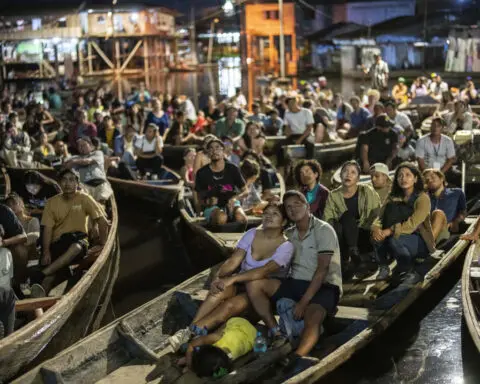 Poor neighborhood in Peru's Amazon region hosts film festival celebrating tropical forests