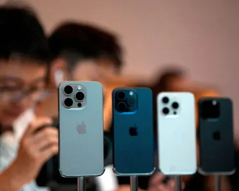 Apple's iPhone sales in China jump 52% in April, data shows