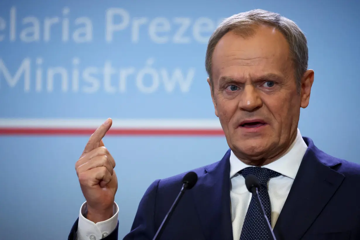 Danish Prime Minister Frederiksen meets with Polish Prime Minister Tusk in Warsaw