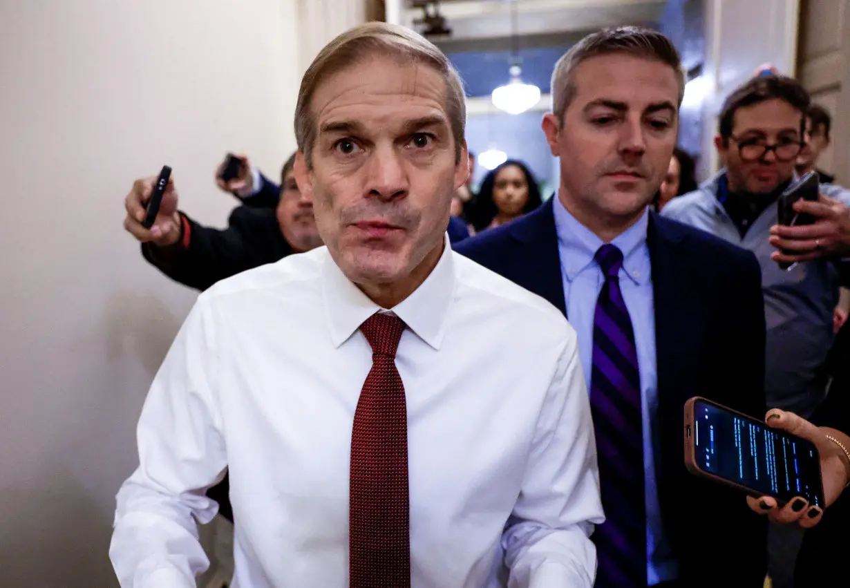 U.S. Representative Jim Jordan (R-OH) vies for the position of Speaker of the House