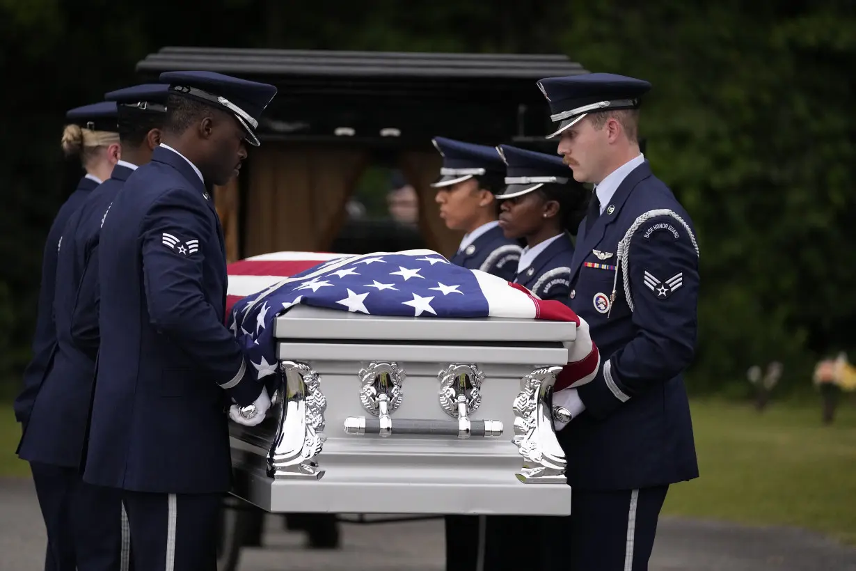 Police Shooting Airman Funeral