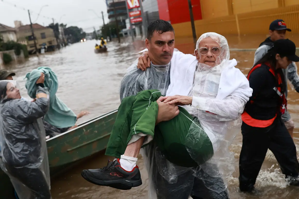 Flooding due to heavy rains in Rio Grande do Sul