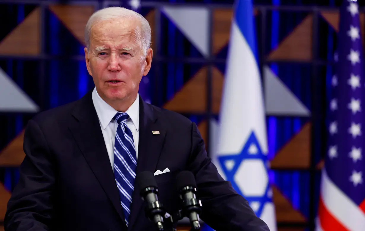 U.S. President Biden visits Israel amid the ongoing conflict between Israel and Hamas