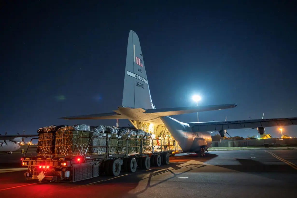 U.S. Air Force, Army airdrop 66 pallets of humanitarian aid to Gaza