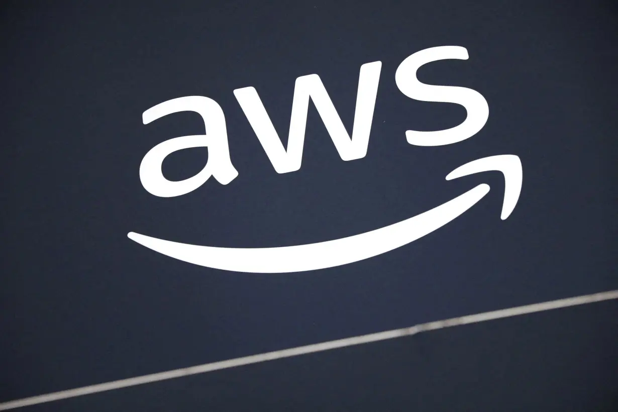 FILE PHOTO: FILE PHOTO: Logo for Amazon Web Services (AWS) in Toronto