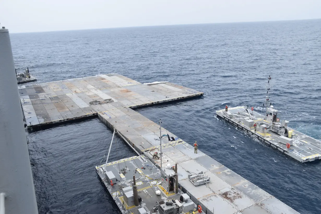 Construction of JLOTS Pier in Mediterranean