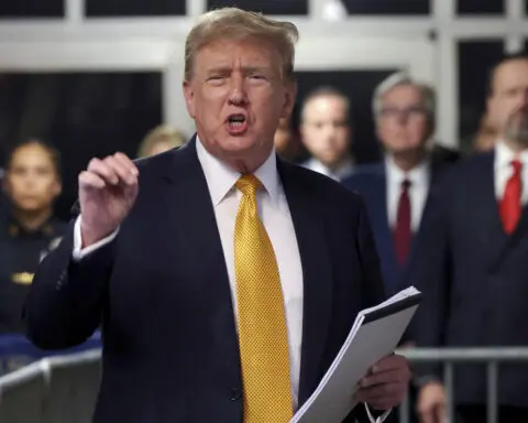 Trump swaps bluster for silence, and possibly sleep, in his hush money trial