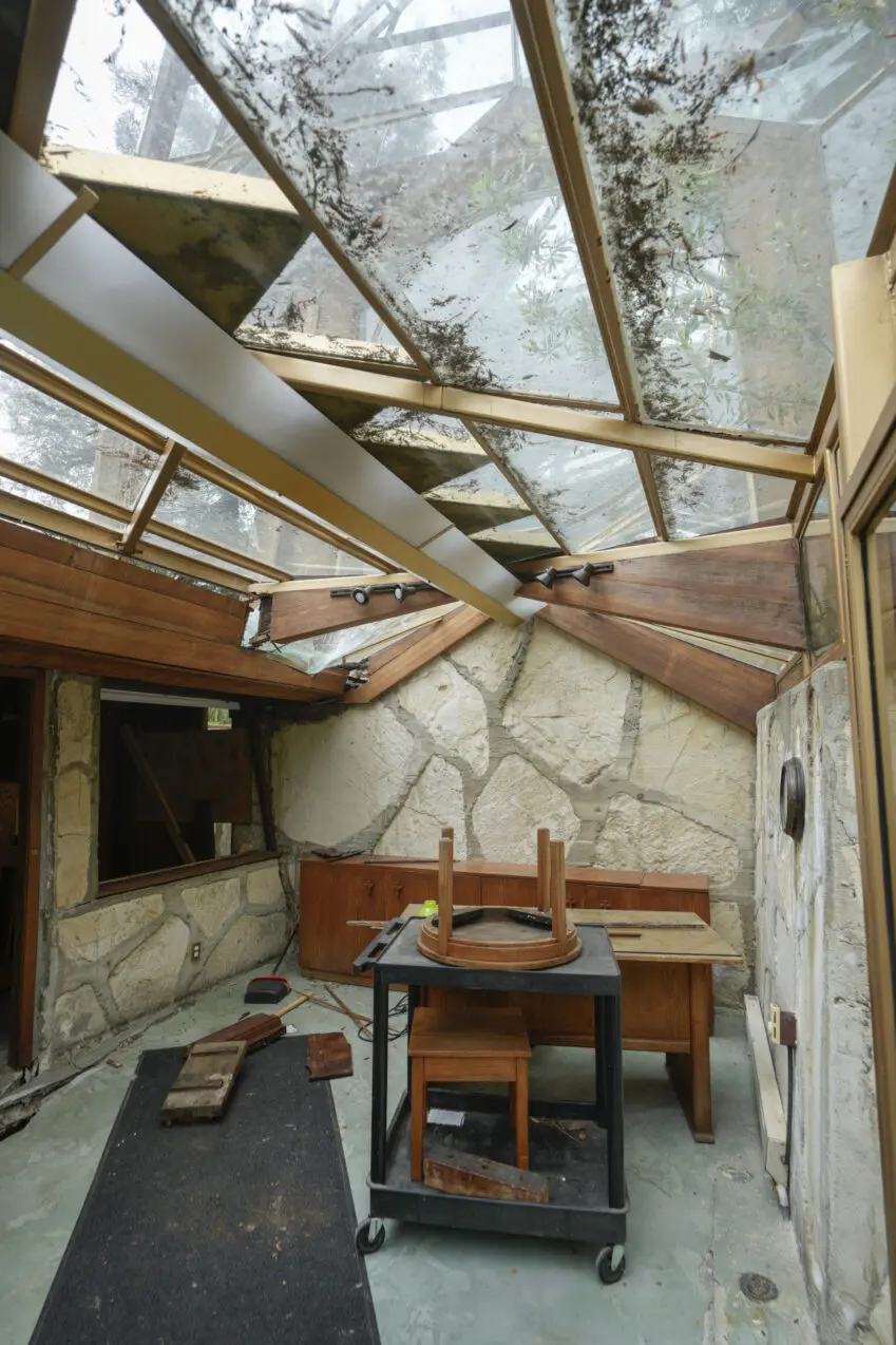 Landslide forces closure of iconic Southern California chapel designed by Frank Lloyd Wright's son