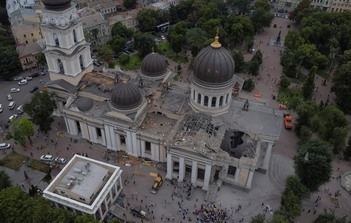 LA Post: Italy says to sign deal to rebuild Ukraine's Odesa and its cathedral