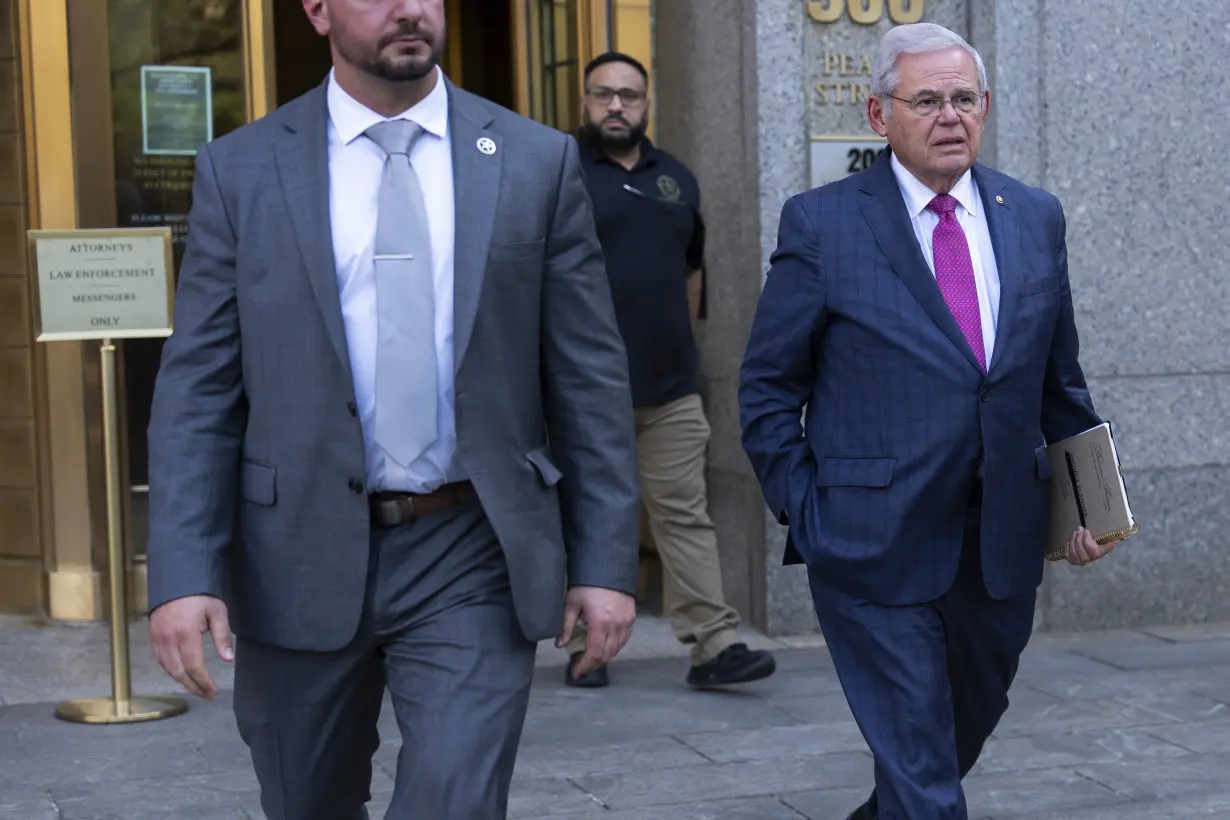 Trial of Sen. Bob Menendez takes a weeklong break after jurors get stuck in elevator