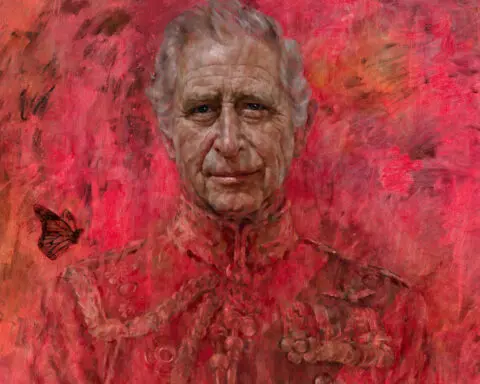 King Charles unveils his first portrait since coronation