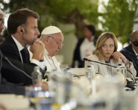 Pope Francis becomes first pontiff to address a G7 summit, raising alarm about AI. The G7 responds
