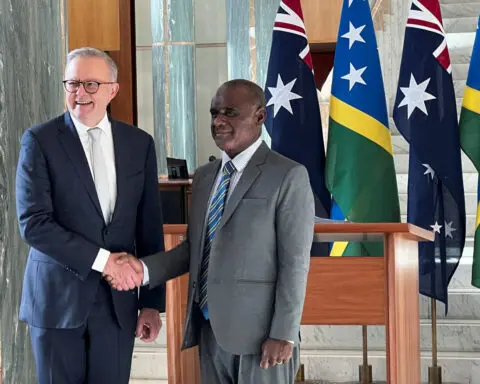 Solomon Islands Prime Minister Manele in Canberra to discuss ties