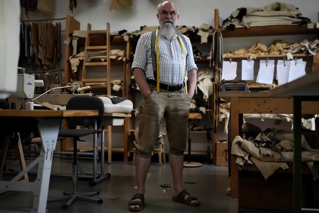 A German tailor who specializes in bespoke lederhosen is in high demand ahead of Oktoberfest