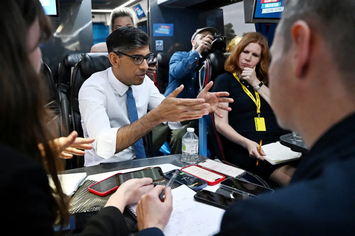 British Prime Minister Rishi Sunak Launches The Welsh Conservatives General Election Manifesto