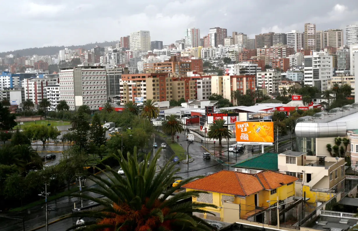 A general view of Quito