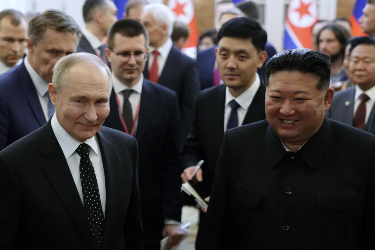 Russian President Putin visits North Korea