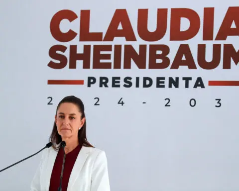 Mexico's Sheinbaum says polls show support for judicial reform