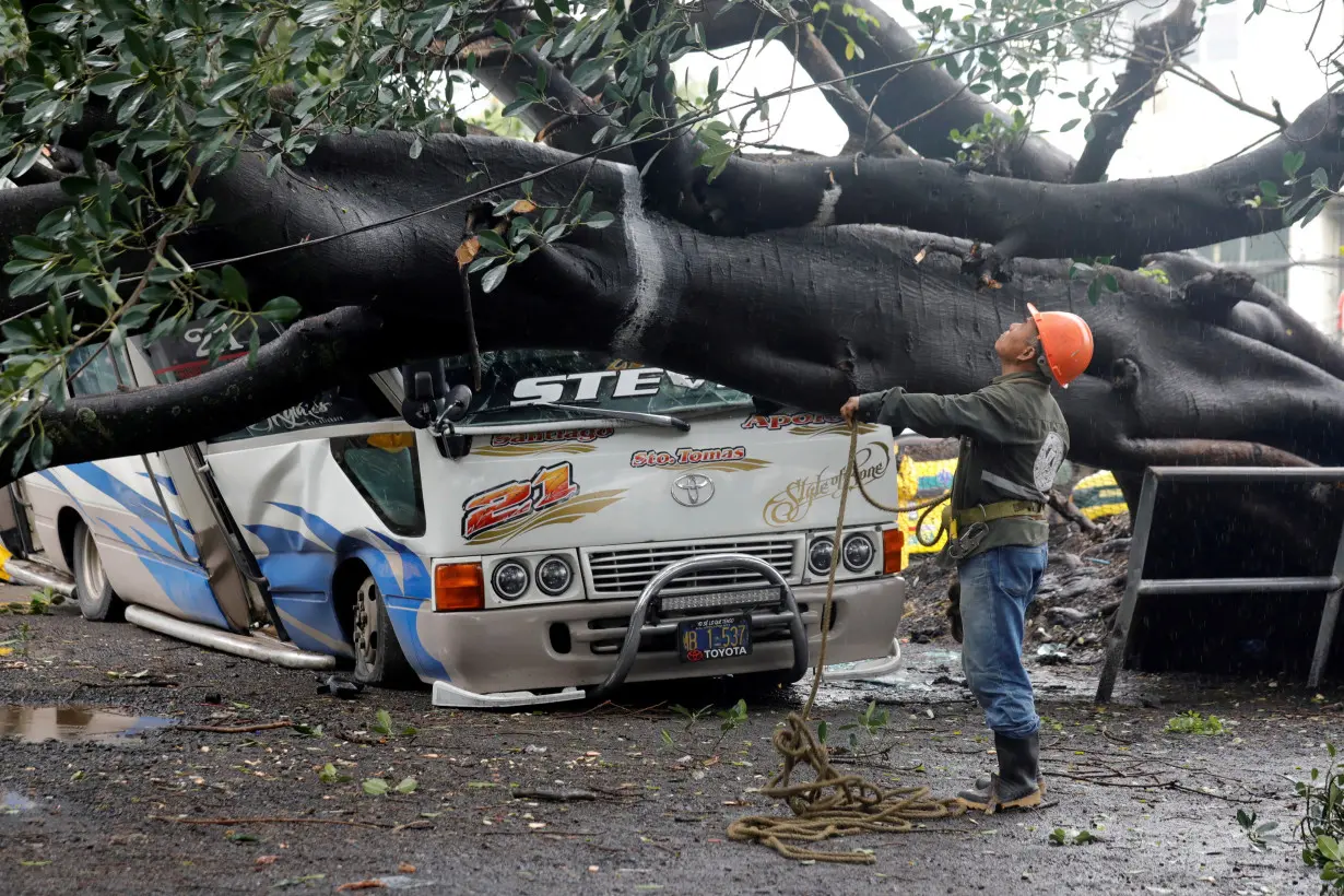 FILE PHOTO: Heavy rains affects El Salvador