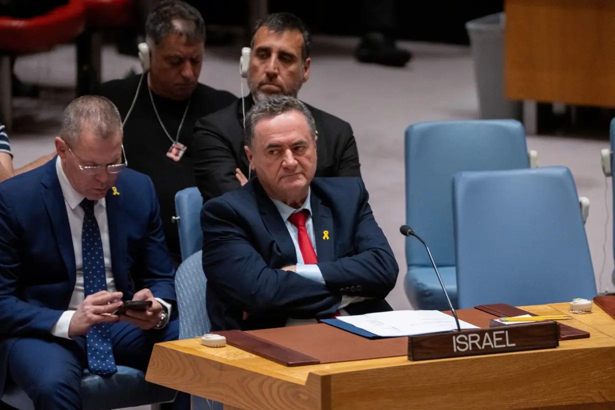 Meeting of the United Nations Security Council on the conflict between Israel and Hamas in New York