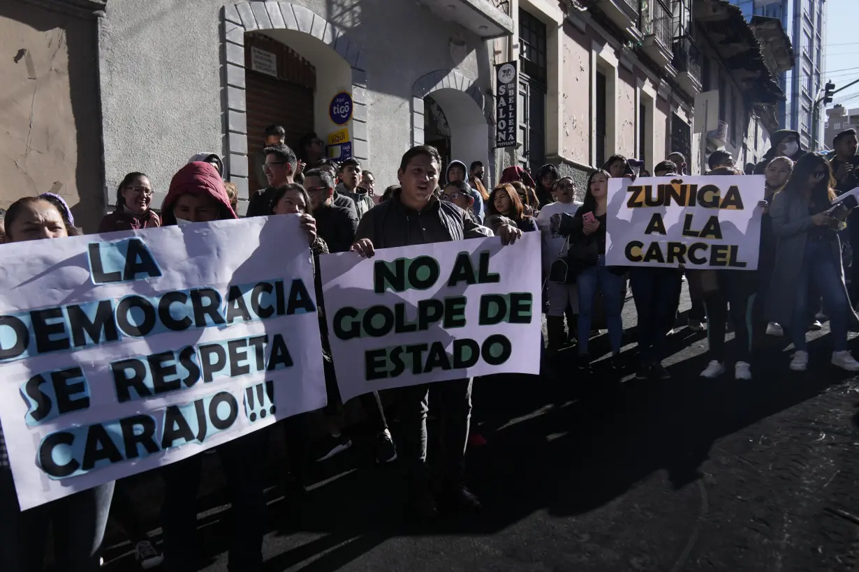 Families say those detained in Bolivia failed coup were tricked. President says it's not his problem