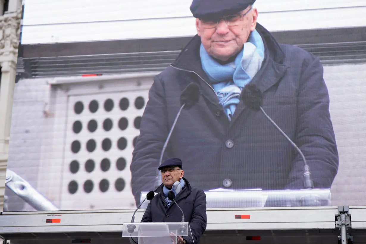 Spain's Vox party co-founder Vidal-Quadras attends protest against PM Sanchez in Madrid