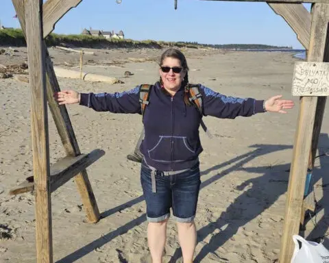 Quicksand doesn't just happen in Hollywood. It happened on a Maine beach