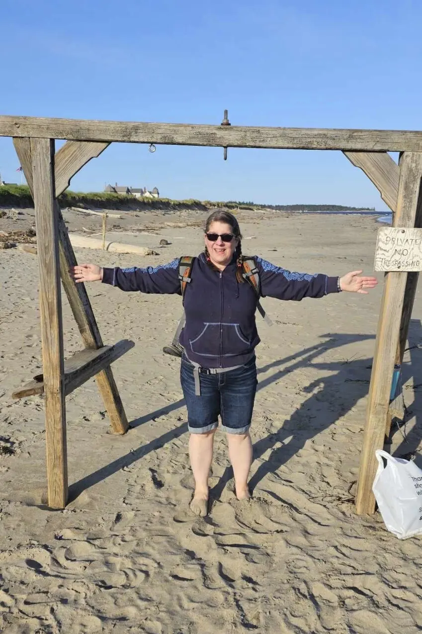 Maine Beach Quicksand