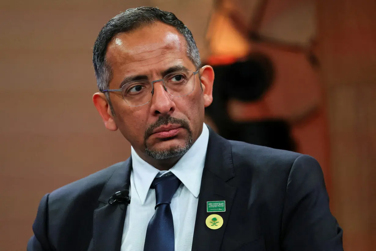 FILE PHOTO: Saudi Arabia's Minister of Industry and Mineral Resources Bandar Alkhorayef in Davos, Switzerland