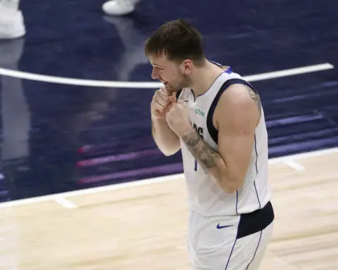 The NBA Finals were too late for Dallas' Luka Doncic to watch as a kid. Now, he's in them