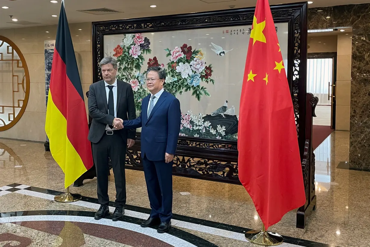 German Vice Chancellor and Economy Minister Robert Habeck visits China